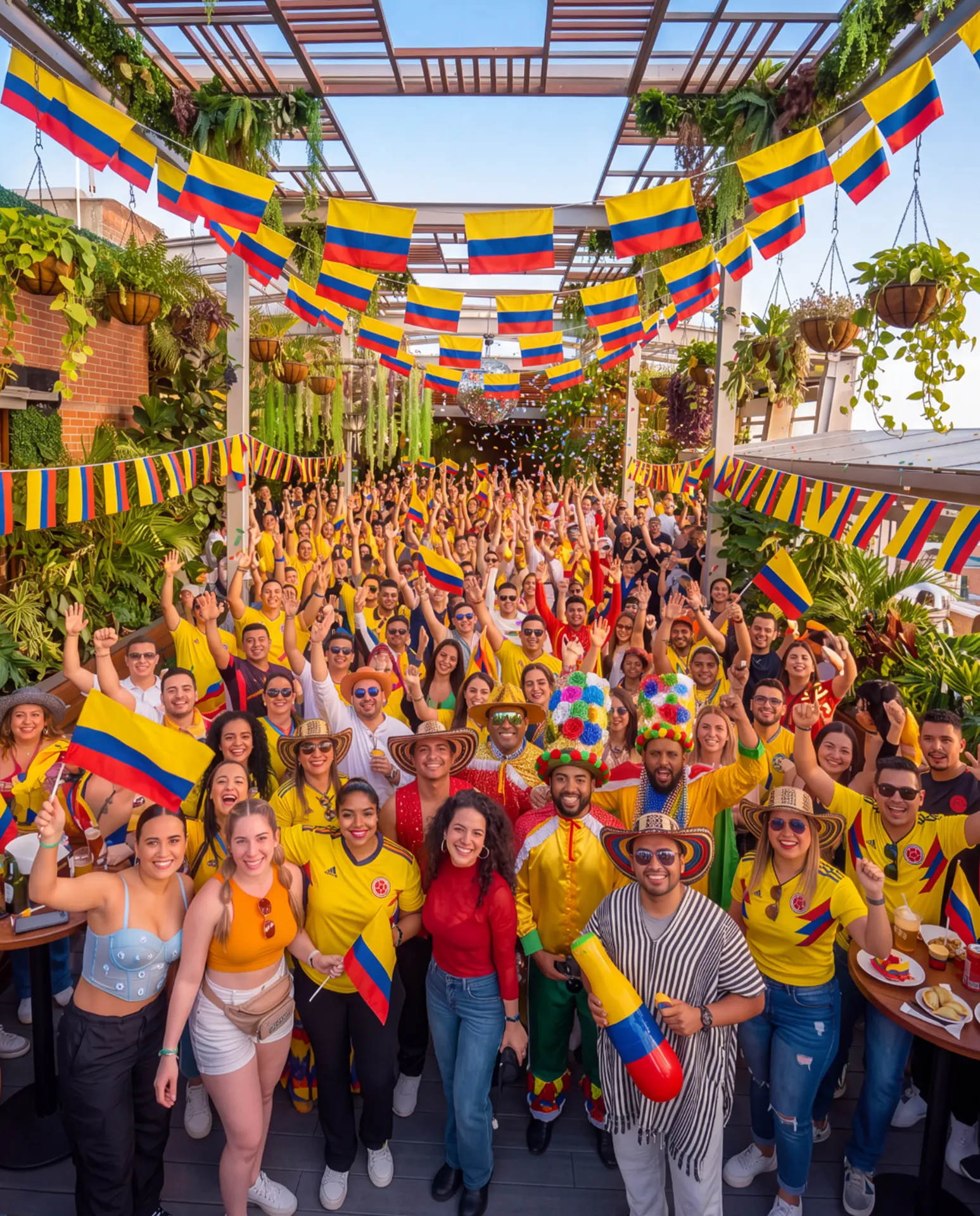 Colombiana Party party atmosphere